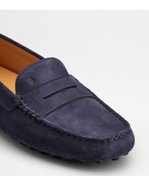 Tod's Blue Gommino Driving Loafers