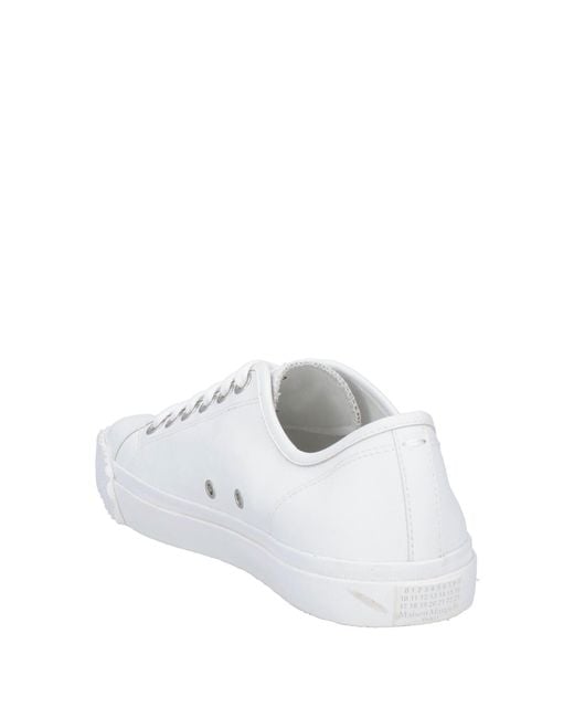 Maison Margiela White Simple Low Cut Casual Shoes