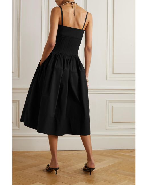Proenza Schouler Black Pleated Dress
