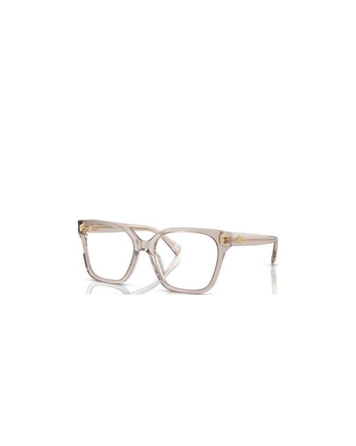 Ralph Lauren White Ralph By Eyewear Square Frame Glasses