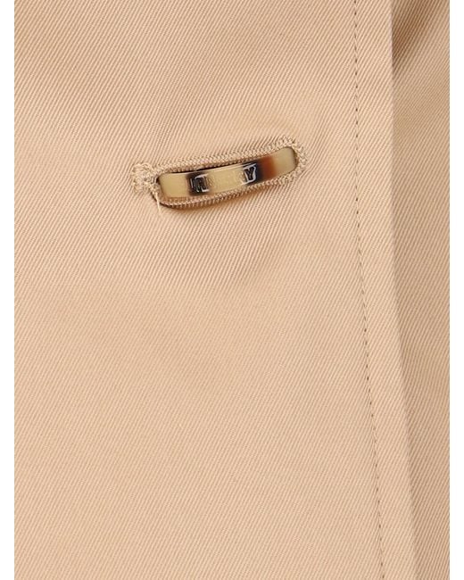Burberry Natural Belted-Waist Mini Skirt