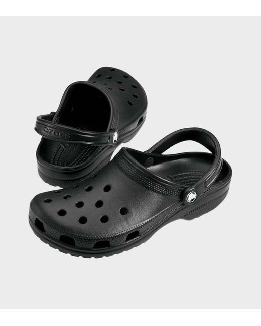 CROCSTM Black Round-Toe for men