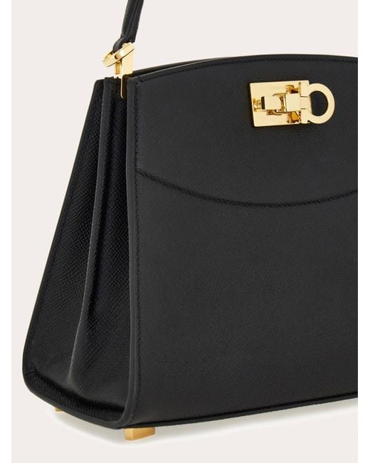 Ferragamo Black Ferragamo The New Studio Box Tote Bag