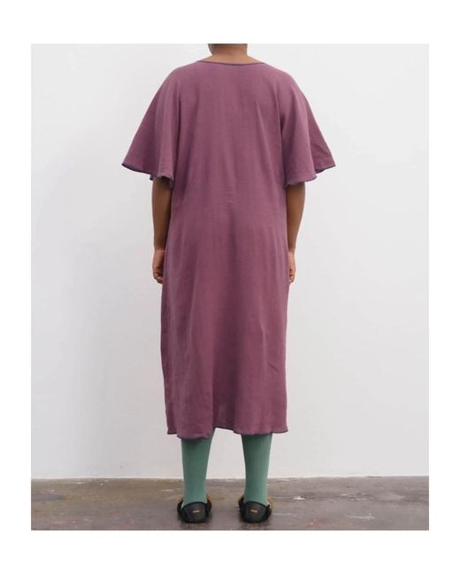 Baserange Purple Loose Dress