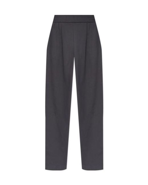Dries Van Noten Blue Pleated Casual Pants