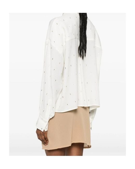 Fabiana Filippi White Long-Sleeved Shirt