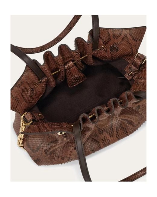 Ferragamo Brown Ferragamo Soft-Bag (S)