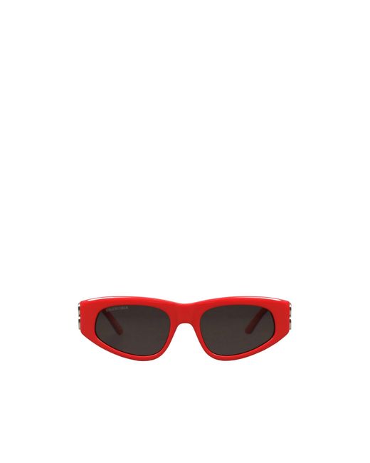 Balenciaga Red Simple Sunglasses