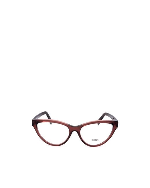 Tod's White Cat-Eye Flat Mirror