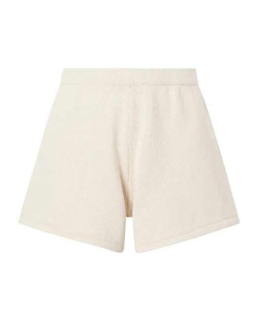 The Elder Statesman White Solid Color Boxer Shorts