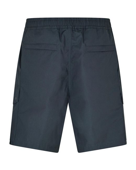 Stone Island Blue Versatile Windproof Waterproof Shorts for men