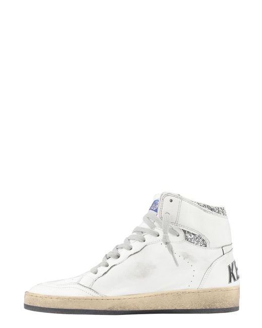 Golden Goose Deluxe Brand White Sky Star High-Top Sneakers
