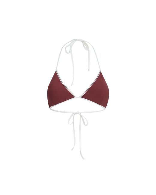 Brunello Cucinelli Multicolor Triangle-Cup Bikini Top