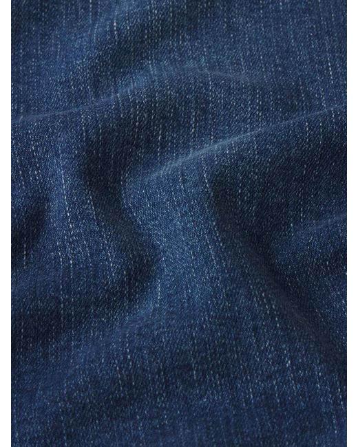 FRAME Blue Low Rise Le Slim Palazzo Jeans