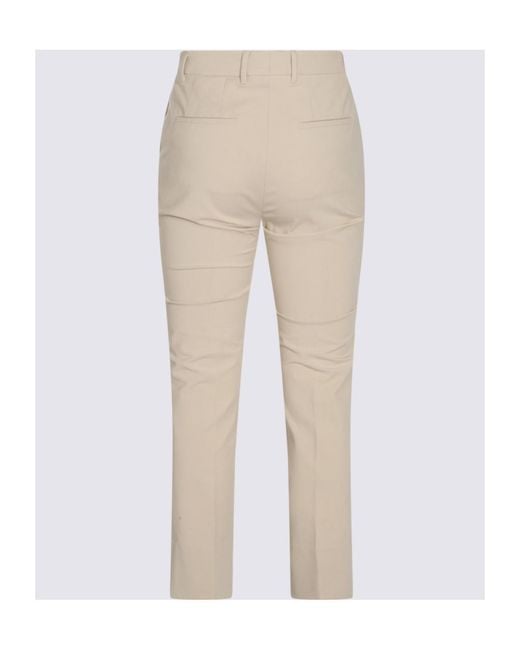 Incotex Natural Cropped Trousers