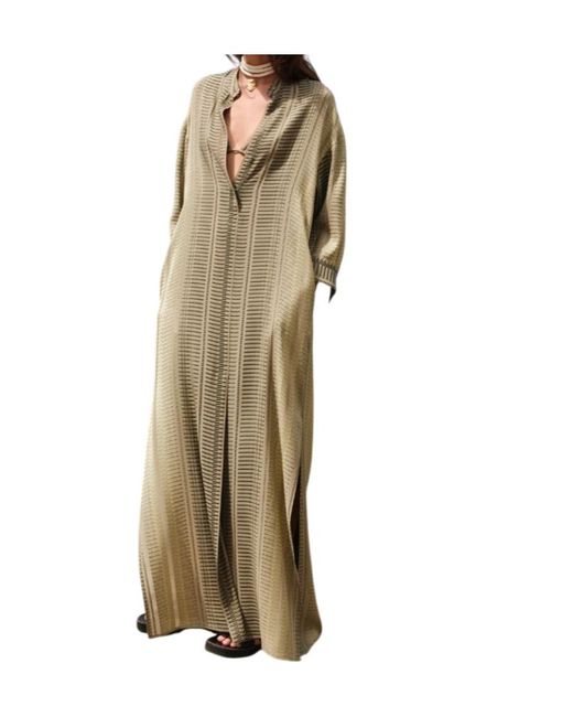 Zeus + Dione Green Maira Dress