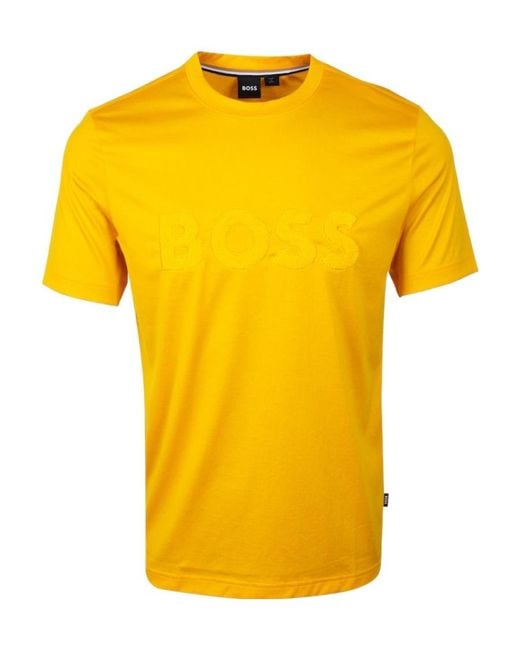 Boss Yellow Open-Necked Shirt for men
