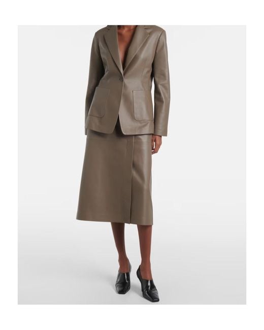 Joseph Brown Midi Skirt