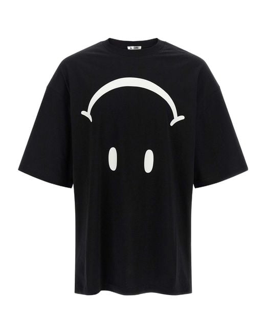 Moschino Black Short-Sleeved T-Shirt for men