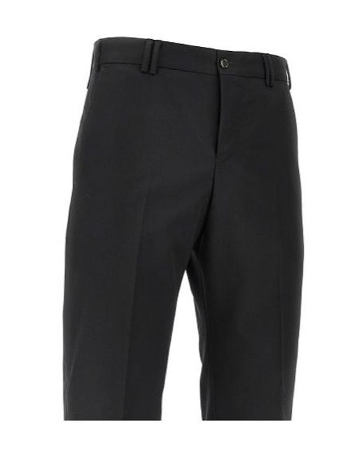 Pt Pantaloni Black Belt Loop Casual Pants for men