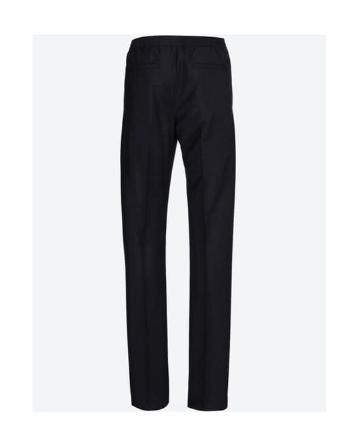 Givenchy Blue 4G Embroidered Elastic Waist Pants for men
