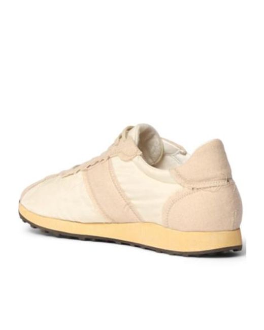 The Row Natural Round-Head Sneakers