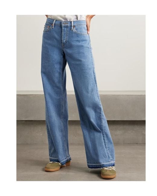 Re/done Blue Belt Loop Jeans