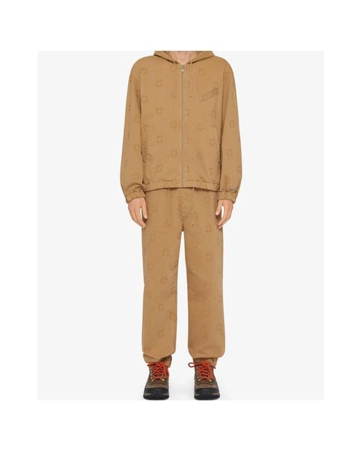 Givenchy Natural Logo Detailed Zip-Up Hooded Jacket for men