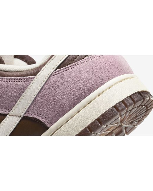 Nike Pink Dunk Low Lace-Up Sneakers