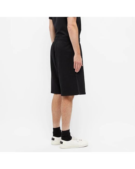 Givenchy Black Logo Printed Track Shorts for men