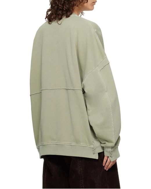 Martine Rose Green Long-Sleeved Jacket for men