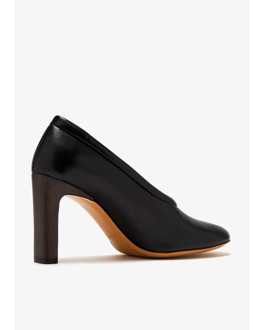 Tod's Black Leather Pumps