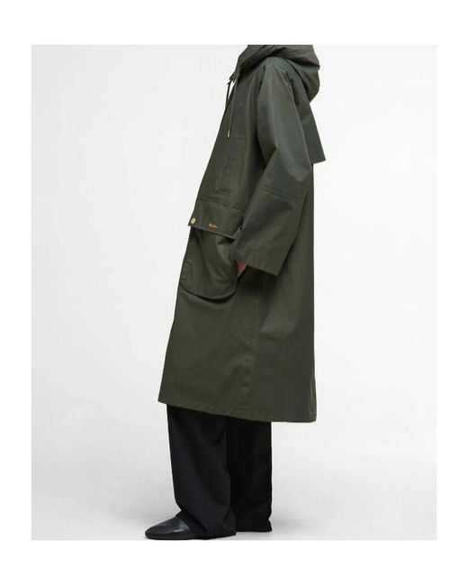 Barbour Green Maude Waterproof Jacket