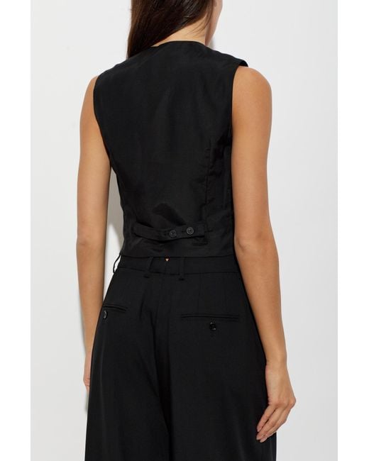 IRO Gray V-Neck Vest