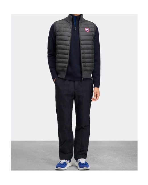 Canada Goose Gray Hybridge Gilet for men