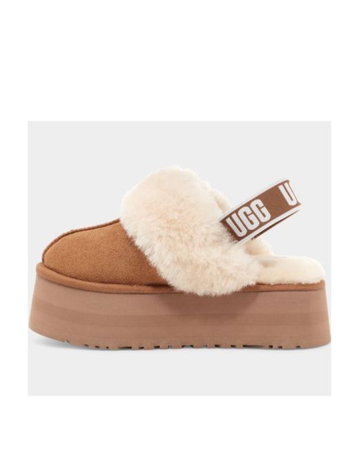 Ugg Brown Funkette Platform Mules