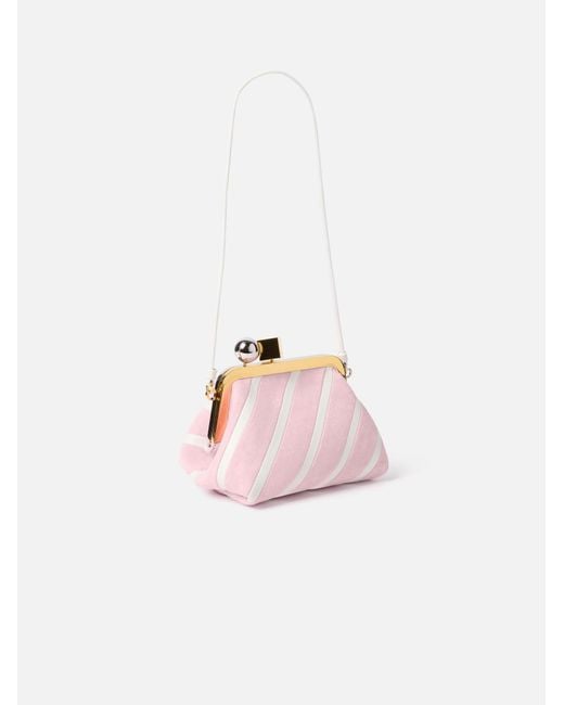 Jacquemus Pink Le Berlingot Frame Clutch Bag