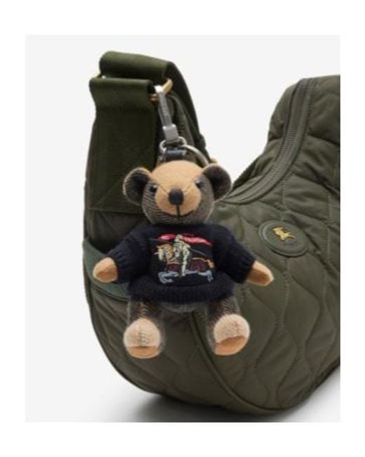 Burberry White Thomas Bear Charm for men