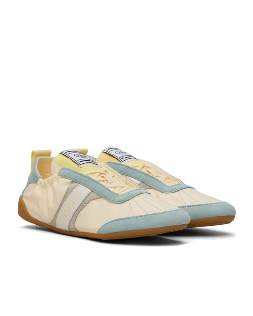 Chloé White Chloé Kick Sneakers