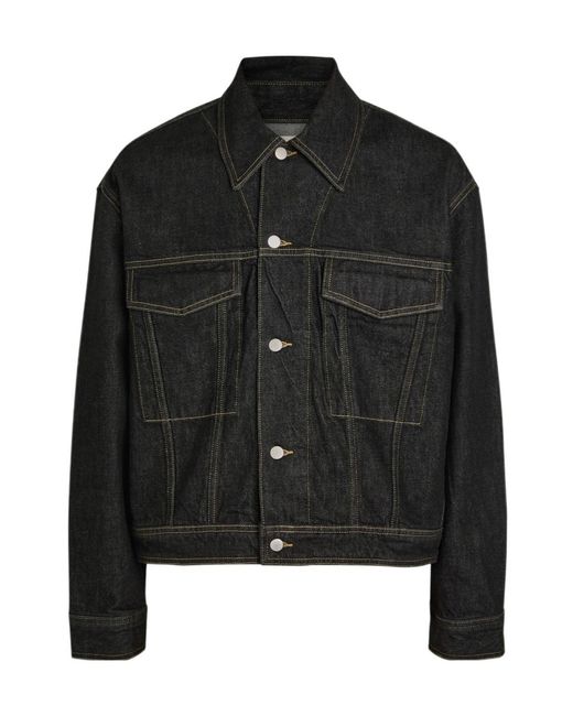 Studio Nicholson Black Denim Jacket for men