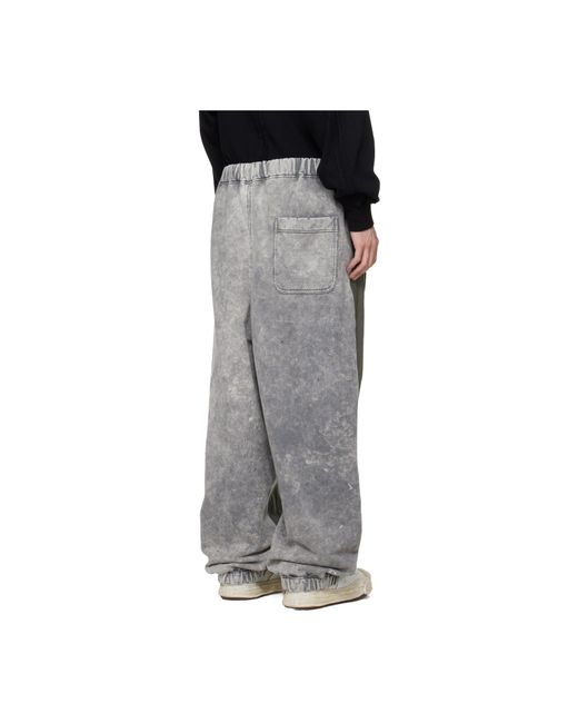 Maison Mihara Yasuhiro Green Patch-Pocket Cargo Pants for men