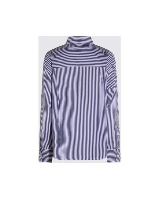 Rag & Bone Blue Striped Button-Up Shirt