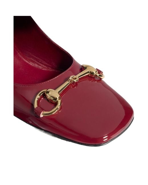 Gucci Red Signora Pump