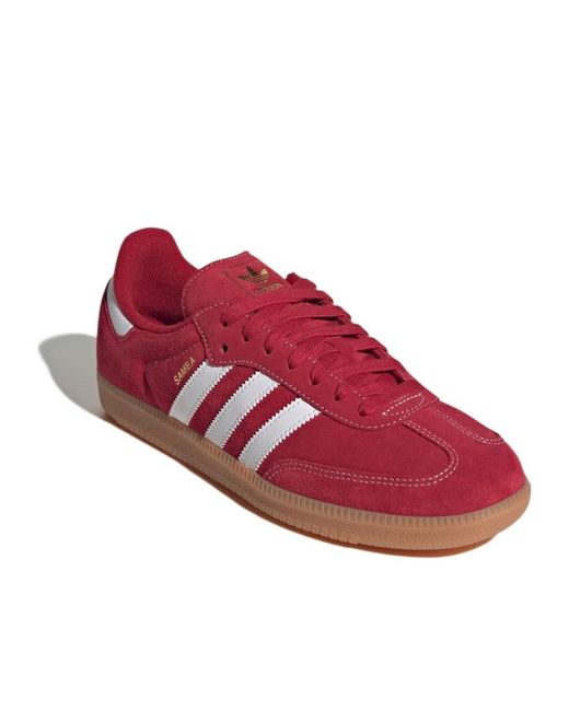 Adidas Originals Red Samba Og Shoes for men