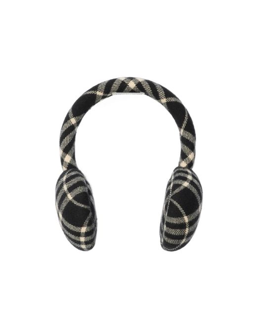 Burberry Multicolor Checked Pull-On Earmuffs