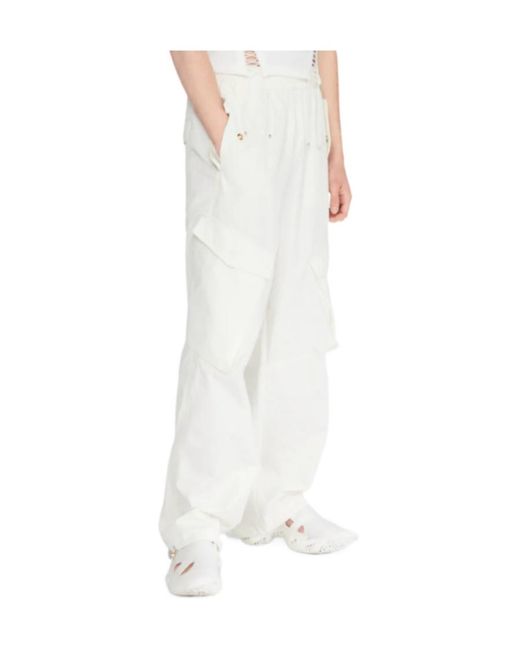 Dion Lee Natural Pocket Overalls Casual Pants for men