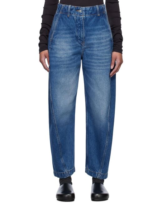 Studio Nicholson Blue Belt Loop Jeans