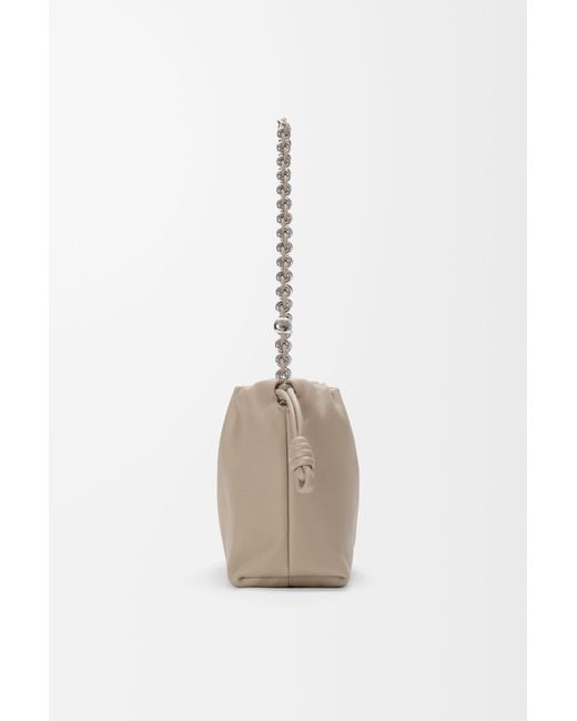 Loewe Gray Flamenco Medium Shoulder Bag