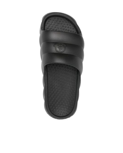 Moncler Black Round Head Slippers
