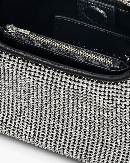 Marc Jacobs Black The Rhinestone Mini Sack Bag